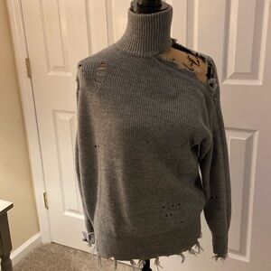 Like New Lovers and Friends Distressed Sweater
